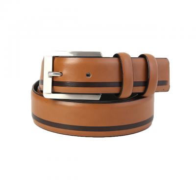 Men's belt special striped PU leather belt business men leisure  belt men HY1026