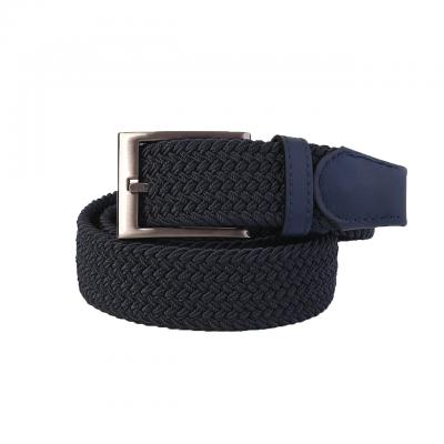 Men's belt terylene elastic pin buckle casual belt HY1022